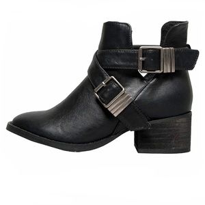 Vegan Leather Booties